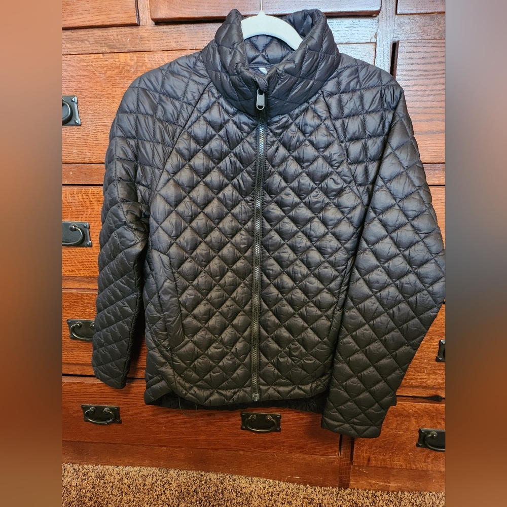 Athleta Black Quilted Jacket